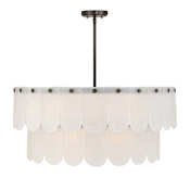 Savoy House Ashton 10 Light 30" Wide Pendant Mediterranean Bronze