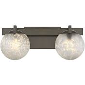 Savoy House Darien 2 Light 17" Wide Vanity Light Mediterranean Bronze
