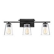 Savoy House Calhoun 3 Light 24" Wide Bathroom Vanity Light Black