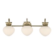 Savoy House Melbourne 3 Light 26" Wide Vanity Light Noble Brass