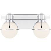 Savoy House Pierce 2 Light 16" Wide Vanity Light Chrome