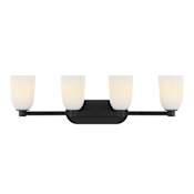 Savoy House Baldwin 4 Light 32" Wide Vanity Light Matte Black