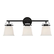 Savoy House Kaden 3 Light 26" Wide Bathroom Vanity Light Matte Black