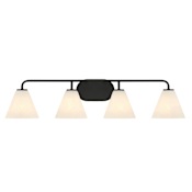 Savoy House Blair 4 Light 35" Wide Vanity Light Matte Black