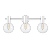 Savoy House Wright 3 Light 25" Wide Vanity Light Chrome