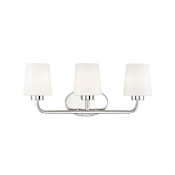 Savoy House Capra 3 Light 22" Wide Bathroom Vanity Light Polished Nickel