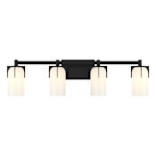 Savoy House Caldwell 4 Light 32" Wide Vanity Light Matte Black