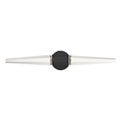 Savoy House Beaumont 28" Wide LED Bath Bar Black Lustre