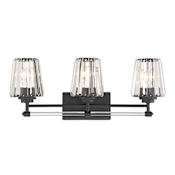 Savoy House Garnet 3 Light 24" Wide Vanity Light Matte Black