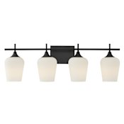 Savoy House Octave 4 Light 29" Wide Vanity Light Matte Black