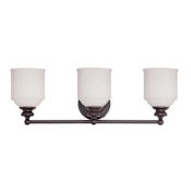 Savoy House Melrose 3 Light 24" Wide Bathroom Vanity Light English Bronze
