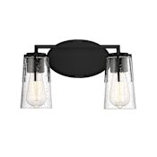 Savoy House Sacremento 2 Light 14" Wide Bathroom Vanity Light Black