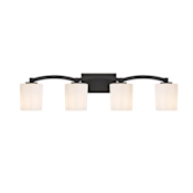 Savoy House Whitney 4 Light 33" Wide Vanity Light Matte Black