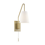 Savoy House Owen 13" Tall Wall Sconce Warm Brass