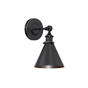 Savoy House Glenn Single Light 12" Tall Wall Sconce with a Metal Shade Classic Bronze