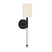 Savoy House Fremont Single Light Wall Sconce Matte Black