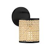 Savoy House Jaylar 9" Tall Wall Sconce Matte Black