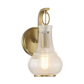 Savoy House Adams 11" Tall Wall Sconce Warm Brass