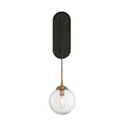 Savoy House Fulton 1 Light 24.5" Tall Wall Sconce English Bronze / Warm Brass