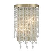 Savoy House Jeanette 2 Light 16" Tall Wall Sconce Noble Brass