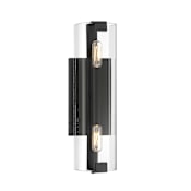 Savoy House Winfield 2 Light 16" Tall Wall Sconce Matte Black