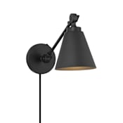 Savoy House 2 Light 8" Tall Wall Sconce Matte Black