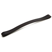 Schaub and Company Wave 12-5/8" Center to Center Contemporary Elegant Curved Appliance Handle Pull - Made in Italy Matte Black