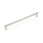 Schaub and Company Pub House 18" Center to Center Knurled Bar Solid Brass Appliance Bar Handle / Appliance Bar Pull Brushed Nickel