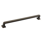 Schaub and Company Menlo Park 15" Center to Center Square Appliance Handle / Appliance Pull with Rounded Corners Ancient Bronze