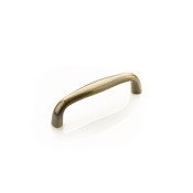 Schaub and Company Traditional 3" Center to Center Solid Brass Luxury Cabinet Handle / Drawer Pull Antique Brass