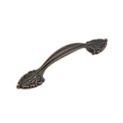 Schaub and Company Corinthian 3-3/4" Center to Center Traditional Antique Handle Solid Brass Cabinet Pull Ancient Bronze