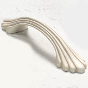 Schaub and Company Casual Elegance 3-3/4 Inch Center to Center Handle Cabinet Pull Glazed Antique White