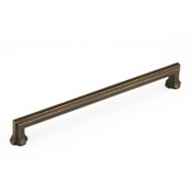 Schaub and Company Empire 12" Center to Center Traditional Grand Large Cabinet / Appliance Pull Handle Ancient Bronze