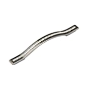 Schaub and Company Skyevale 6-5/16" Center to Center Luxury Designer Arch Cabinet Handle Pull with Preciosa Maxima Crystals - Made in Italy Black Chrome