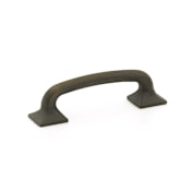 Schaub and Company Northport 3-1/2" Center to Center Contemporary Rounded Handle Cabinet Pull Ancient Bronze