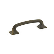 Schaub and Company Northport 4" Center to Center Contemporary Rounded Handle Cabinet Pull Ancient Bronze