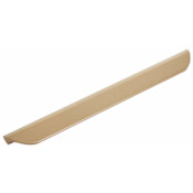 Schaub and Company Suave 12-5/8" Center to Center Modern Large Oversized Cabinet Cup Handle / Drawer Cup Pull Gold Rande