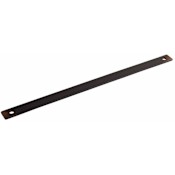 Schaub and Company Vinci 12" Center to Center 3/4" Wide Luxury Solid Bronze Rectangular Cabinet Pull Backplate - Made in Italy Antique Bronze