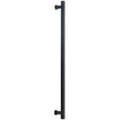 Schaub and Company NOHO 18 Inch Center to Center Solid Brass Modern Square Appliance Bar Handle / Bar Pull Matte Black