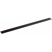 Schaub and Company Vinci 18" Center to Center 1-1/4" Wide Luxury Solid Bronze Rectangular Cabinet Pull Backplate - Made in Italy Antique Bronze