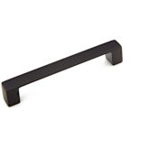 Schaub and Company Classico Pack of (10) - 5-1/16" Center to Center Contemporary Handle Cabinet Pull Matte Black