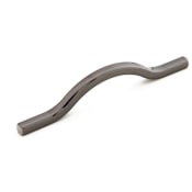 Schaub and Company Sorrento 5-1/16" Center to Center Luxury Modern Arched Cabinet Handle Pull - Made in Italy Black Chrome