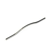 Schaub and Company Sorrento 12-5/8" Center to Center Luxury Modern Arched Large Cabinet Handle / Drawer Pull - Made in Italy Black Chrome