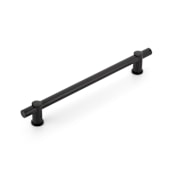 Schaub and Company Fonce 12" Center to Center Luxury Solid Brass Euro Bar Style Appliance Pull / Handle Matte Black