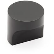 Schaub and Company Haniburton 1-1/4" Contemporary Whistle Pinch Solid Brass Luxury Cabinet Knob Matte Black