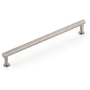 Schaub and Company Pub House 8" Center to Center Diamond Knurled Solid Brass Cabinet Bar Handle / Drawer Bar Pull
Brushed Nickel