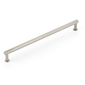 Schaub and Company Pub House 10" Center to Center Diamond Knurled Solid Brass Bar Style Large Cabinet Handle / Drawer Pull
Brushed Nickel