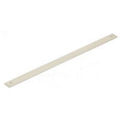 Schaub and Company Pub House Rectangular 12" Center to Center 13" Solid Brass Luxury Cabinet Pull Backplate Escutcheon Brushed Nickel