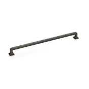 Schaub and Company Menlo Park 12" Center to Center Contemporary Oversized Cabinet Handle / Drawer Pull Ancient Bronze