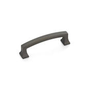 Schaub and Company Menlo Park 3-1/2" Center to Center Arch Cabinet Pull Ancient Bronze